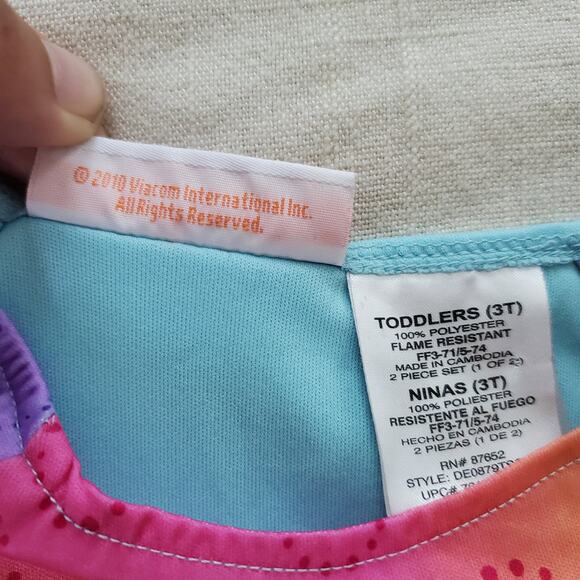 Y2k Dora the Explorer PJ Top 3t - Picture 3 of 4